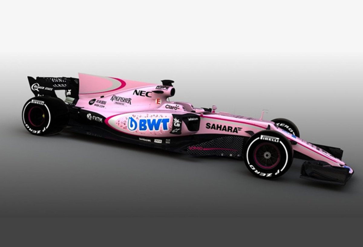 Force India aposta no rosa para 2017