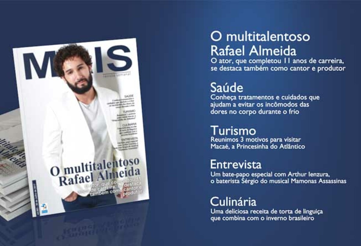 Rafael Almeida – Revista Mais – 30/07/2017