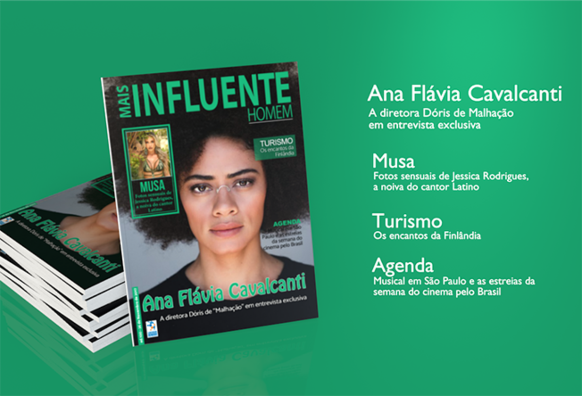 ANA FLÁVIA CAVALCANTI – REVISTA MAIS INFLUENTE HOMEM SEMANAL – 26/11/2017