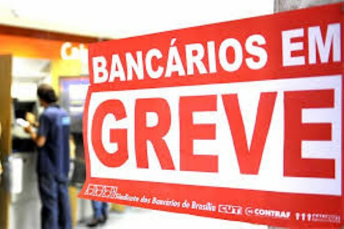 Segunda-feira (19) Bancários estarão em greve em todo o país