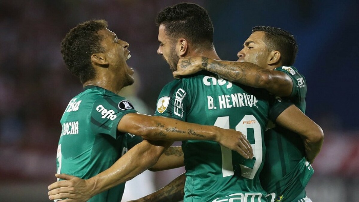 Palmeiras estreia bem na Libertadores e bate Junior Barranquilla