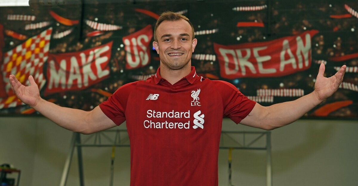 Liverpool anuncia Shaqiri, destaque da Suíça na Copa