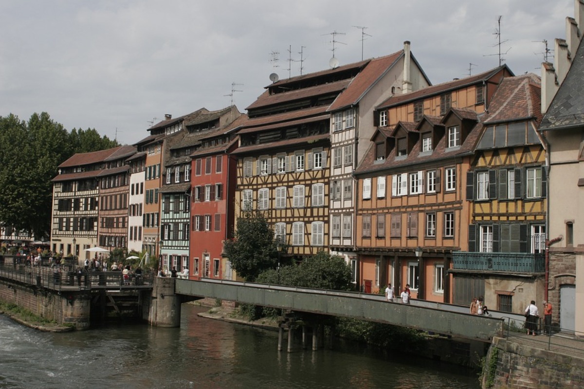 Uma cidade meio francesa e meio alemã